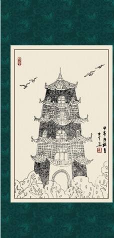 白描建筑图片免费下载,白描建筑设计素材大全,白描建筑模板下载,白描