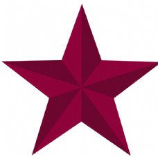 PSD格式文件立体五角星红色五角星星星