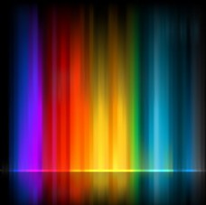 彩虹色光线背景矢量素材