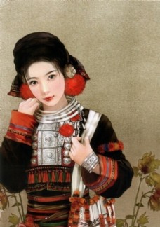 中华文化56个民族民族服装