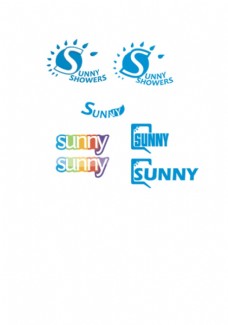 SUNNY字体的logo