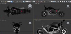 3D车模3D摩托车设计建模