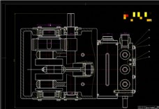 空压机剖视图CAD机械图纸