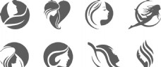 女性美容美发logo