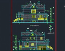 二层别墅建筑方案图