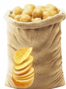 马铃薯麻袋土豆
