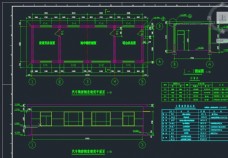 电子汽车衡控制室建筑平面设计图