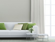 时尚家具白色沙发客厅效果图